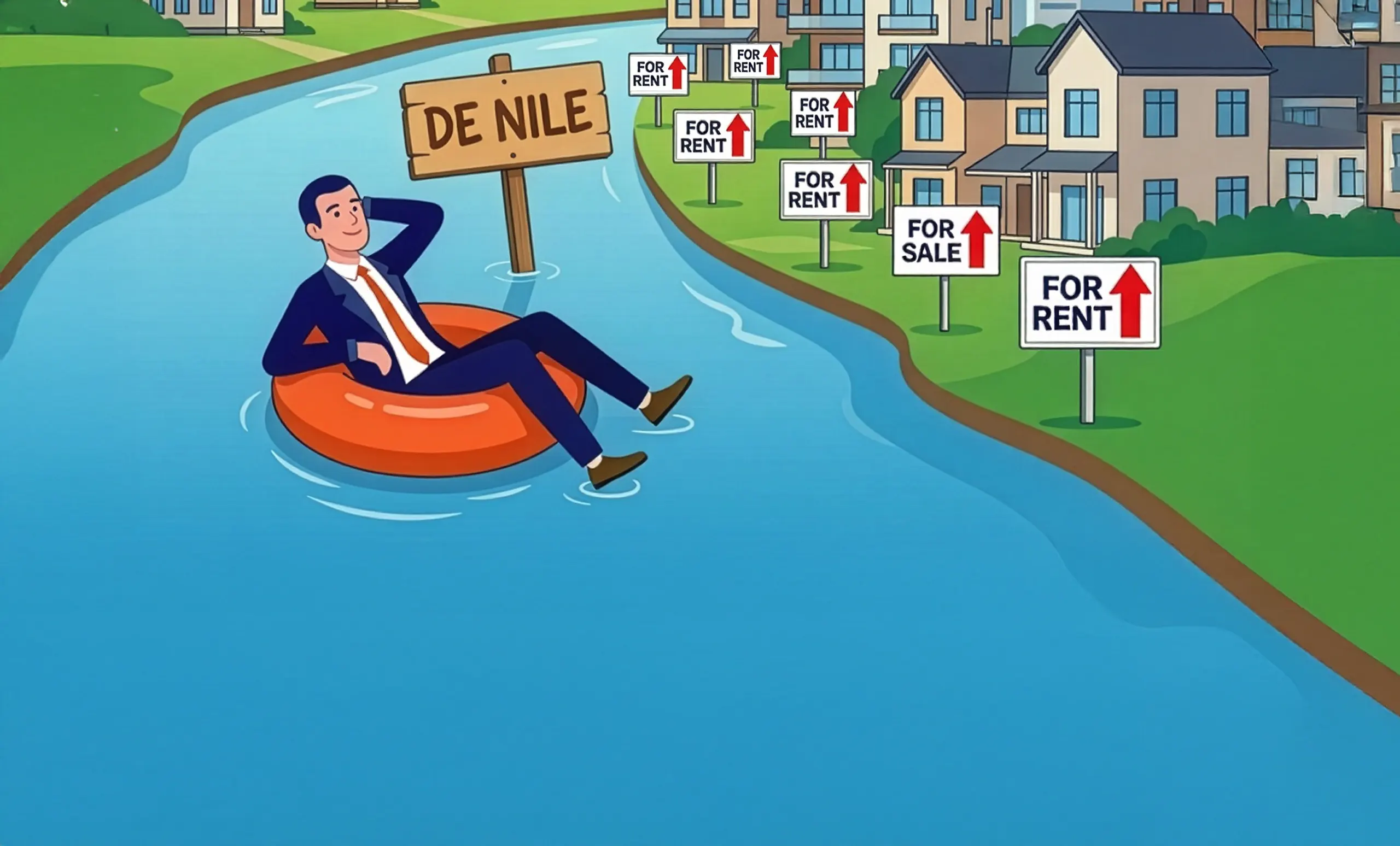 Australian property market with rising rents and property prices