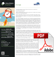 It's Time - Mike Phipps Bulletin