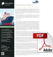 International Travel - I’m Cured